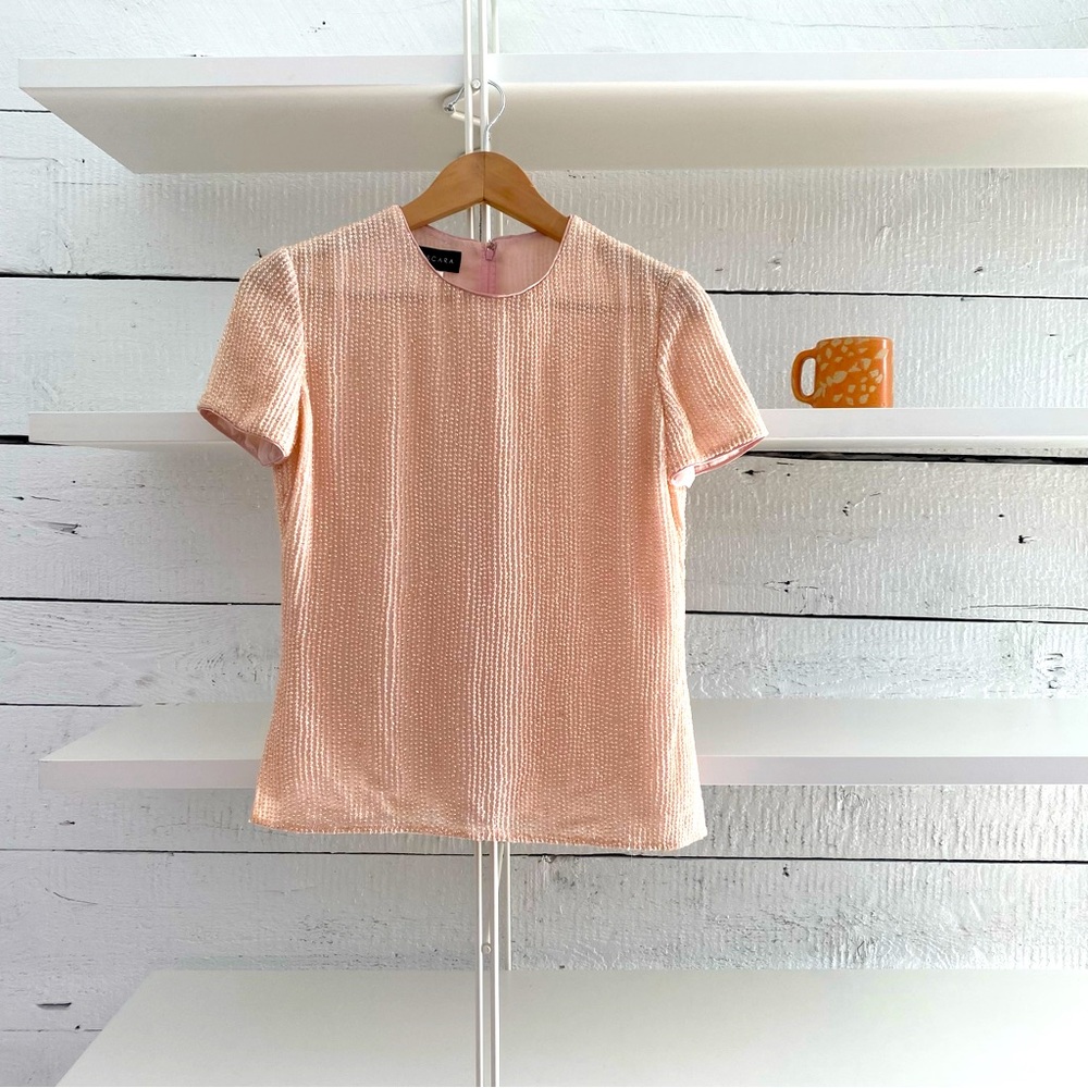 Luxurious beaded t-shirt